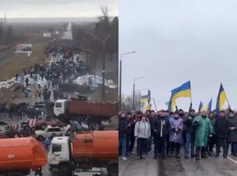 Πόλεμος στην Ουκρανία: Πολίτες εμποδίζουν τα ρωσικά στρατεύματα να φτάσουν στον πυρηνικό σταθμό της Ζαπορίζια (video) – Κόσμος