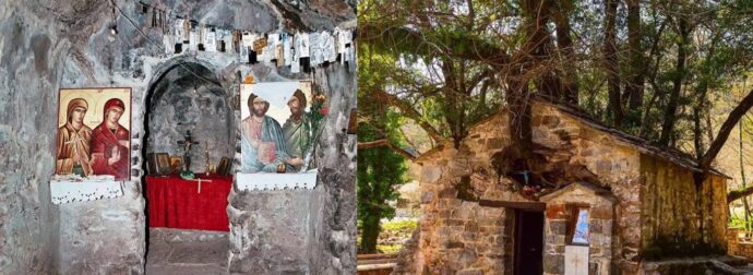 Αγία Θεοδώρα: Το εκκλησάκι «θαύμα», με τα 17 δέντρα στην σκεπή που μπήκε στο βιβλίο Γκίνες
