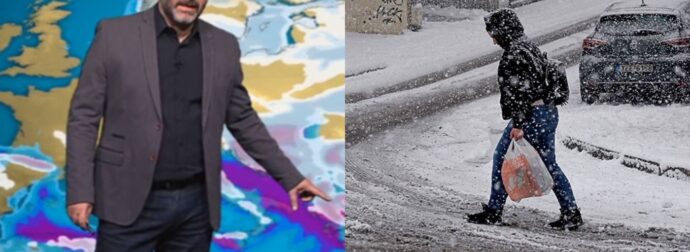 Σάκης Αρναούτογλου: «Κλειδώνει» η νέα επέλαση ψύχους – Χιόνια ακόμη και σε χαμηλά υψόμετρα