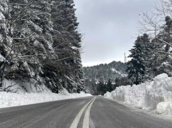 Ντύθηκε στα λευκά η Στερεά Ελλάδα – Έπεσαν τα πρώτα χιόνια σε Φθιώτιδα και Ευρυτανία
