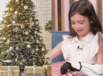 7χρονη με τεχνητό χέρι θα ανοίξει για πρώτη φορά τα δώρα της τα Χριστούγεννα και συγκινεί το σύμπαν