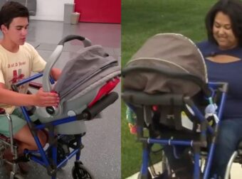 Σπουδαία ανακάλυψη: 16χρονος εφευρίσκει αναπηρικό καροτσάκι ώστε μητέρες με ειδικές ανάγκες να μπορούν να βγάζουν βόλτα τα μωρά τους