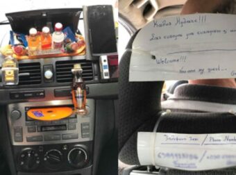 Ταξιτζής στην Αθήνα κερνάει τους πελάτες του καφέ, τυρόπιτα ακόμη και ποτάκι