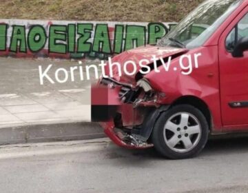 Κόρινθος: Γερανός φορτηγού χτύπησε σε γέφυρα και έπεσε σε διερχόμενα οχήματα