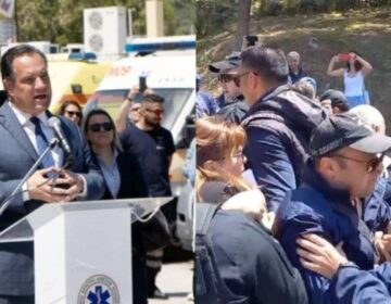 Άδωνις Γεωργιάδης: Ευθεία επίθεση σε υγειονομικούς που τον αποδοκίμαζαν – «Είστε ανθρωπάκια, ασήμαντα…» (video)